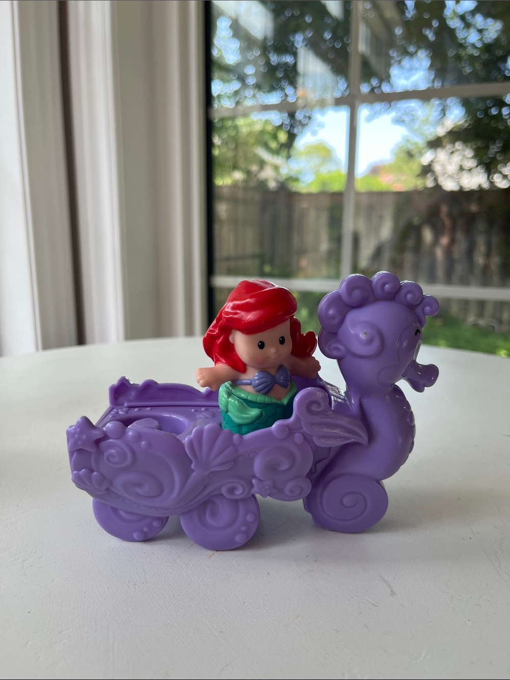 Little People Disney Princess Talker Ariel & Seahorse Carriage